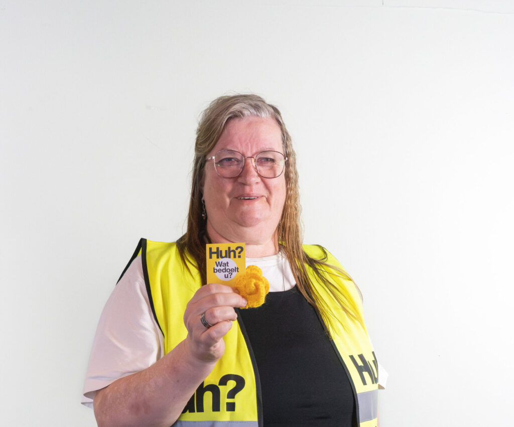 Huh? Supporter Elly Overwijk helpt iedereen om eenvoudiger te communiceren
